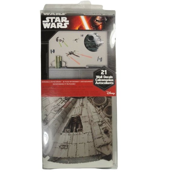 Disney Other - Disney Star Wars 21 Wall Decals Stickers Removable Repositionable Reusable Home